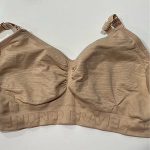 Kindred Bravely Sublime hands free pump and nursing bra- beige - medium busty